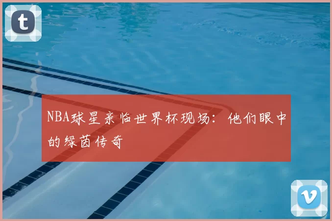 NBA球星亲临世界杯现场:他们眼中的绿茵传奇