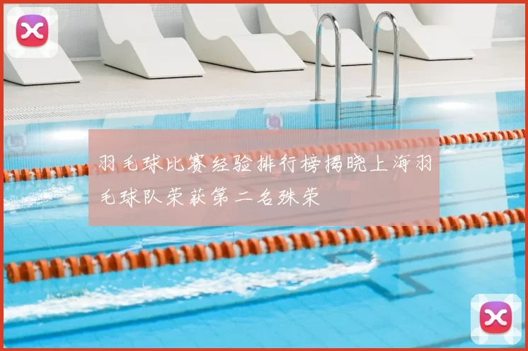 羽毛球比赛经验排行榜揭晓上海羽毛球队荣获第二名殊荣