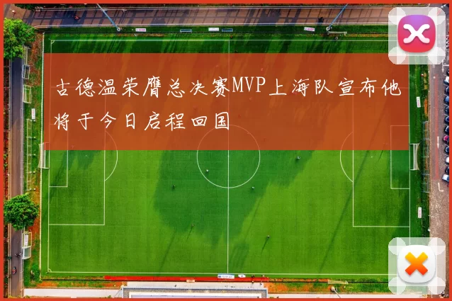 古德温荣膺总决赛MVP上海队宣布他将于今日启程回国