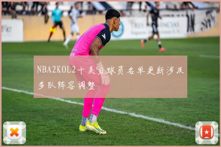 NBA2KOL2十美分球员名单更新涉及多队阵容调整